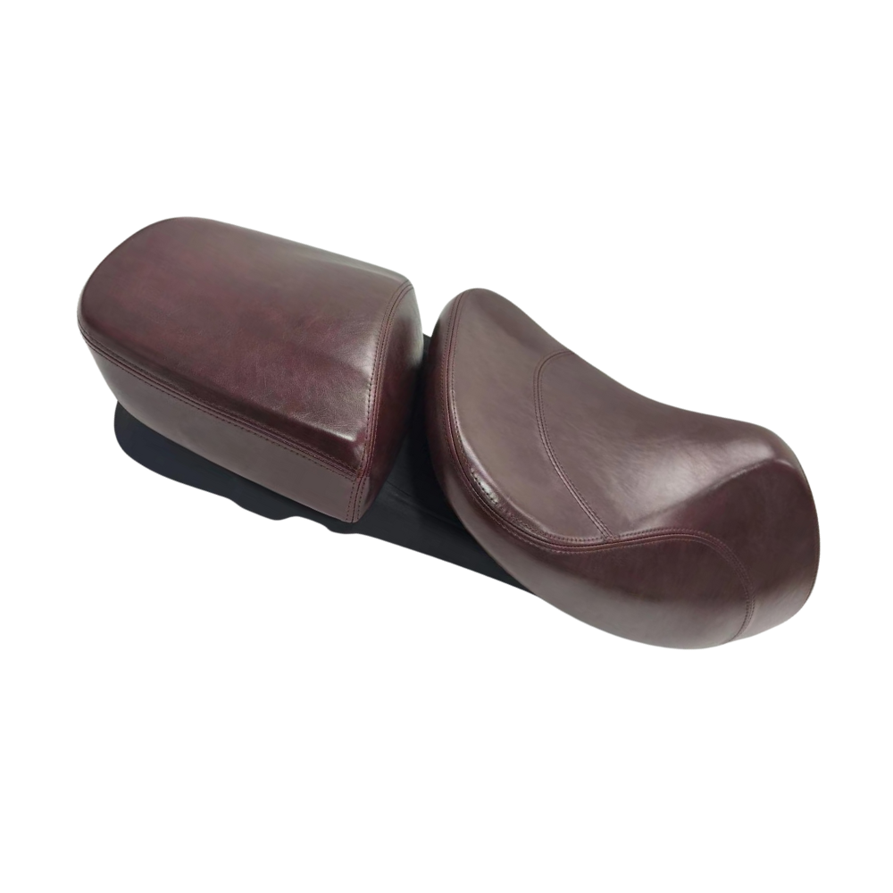 Buddyseat - Vespa GTS 125cc/300cc - Duo Seat - Dark Brown / Liquid Line