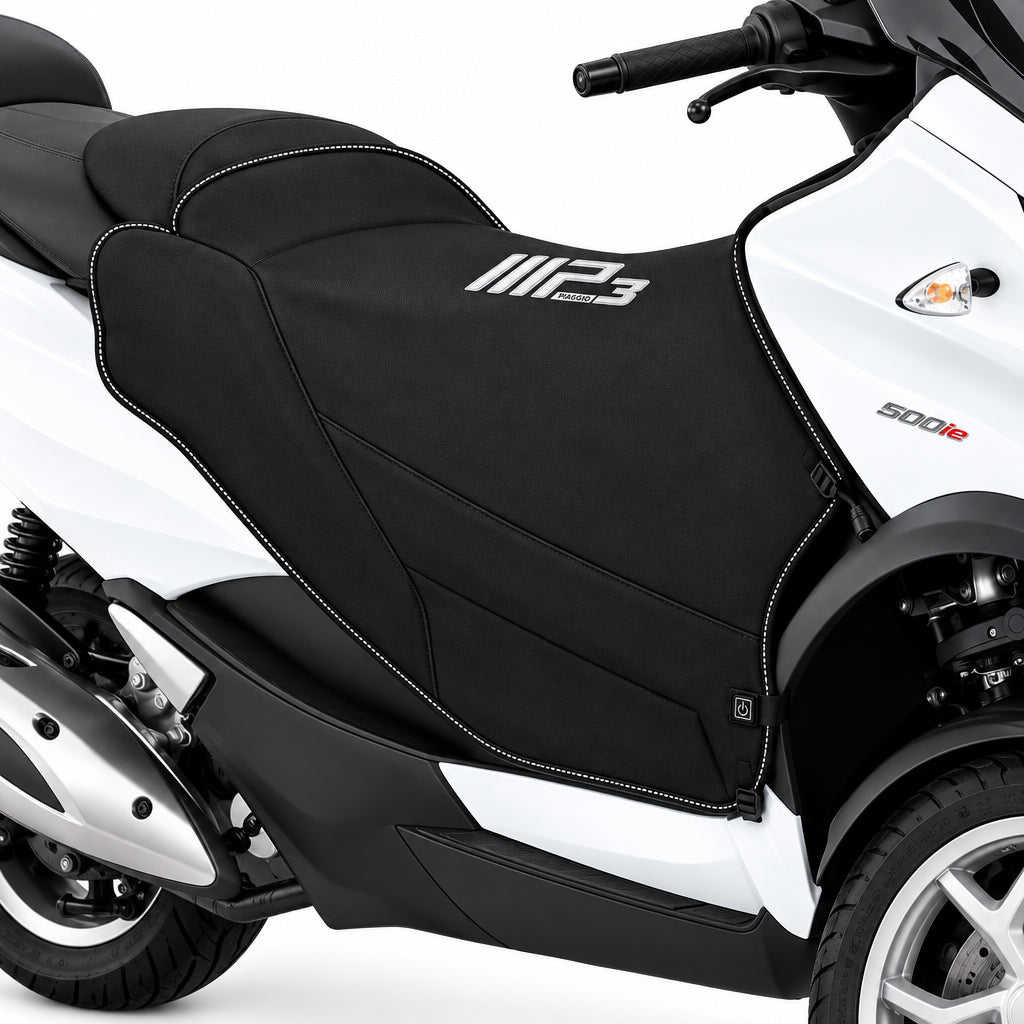 Tablier de jambe Piaggio d’origine pour modèles MP3 300/400/500cc – Euro 4/5 chauffant – 605576M011