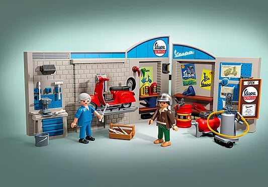 Playmobil - 60s Vespa Garage - 88-delig - 71620