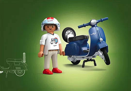 Playmobil - Vespa Sprint Veloce - 80 years of iconic style - Dark Blue - 71622