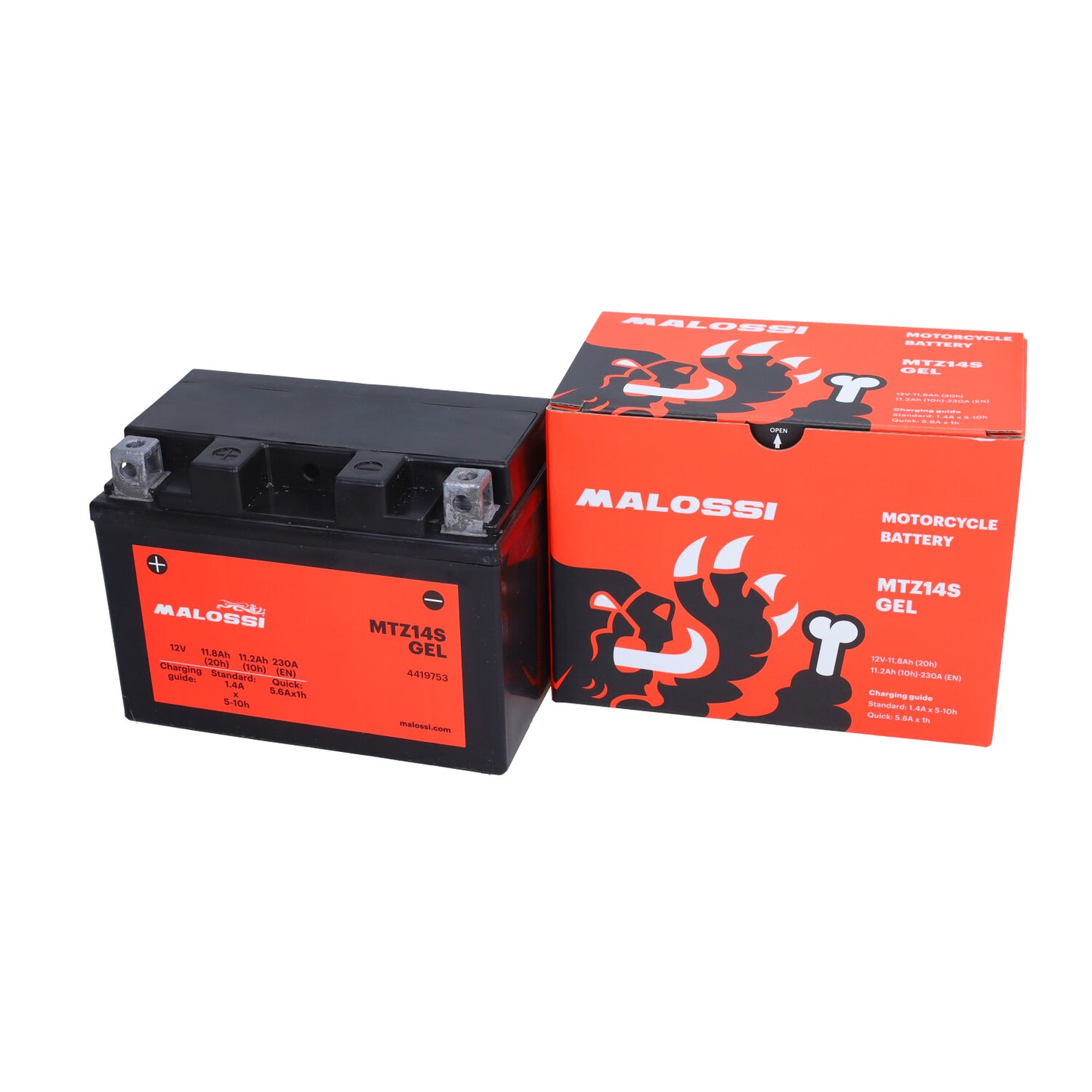 Batterie YTZ14S - 12V-11,2Ah (inkl. Gelpaket)