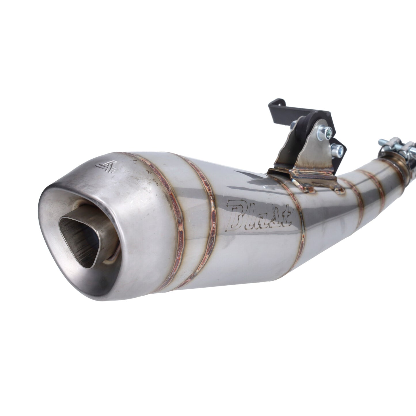 Blast Uitlaat - RVS - Piaggio Zip / Liberty / Fly / Vespa LX / S - 4T 2V