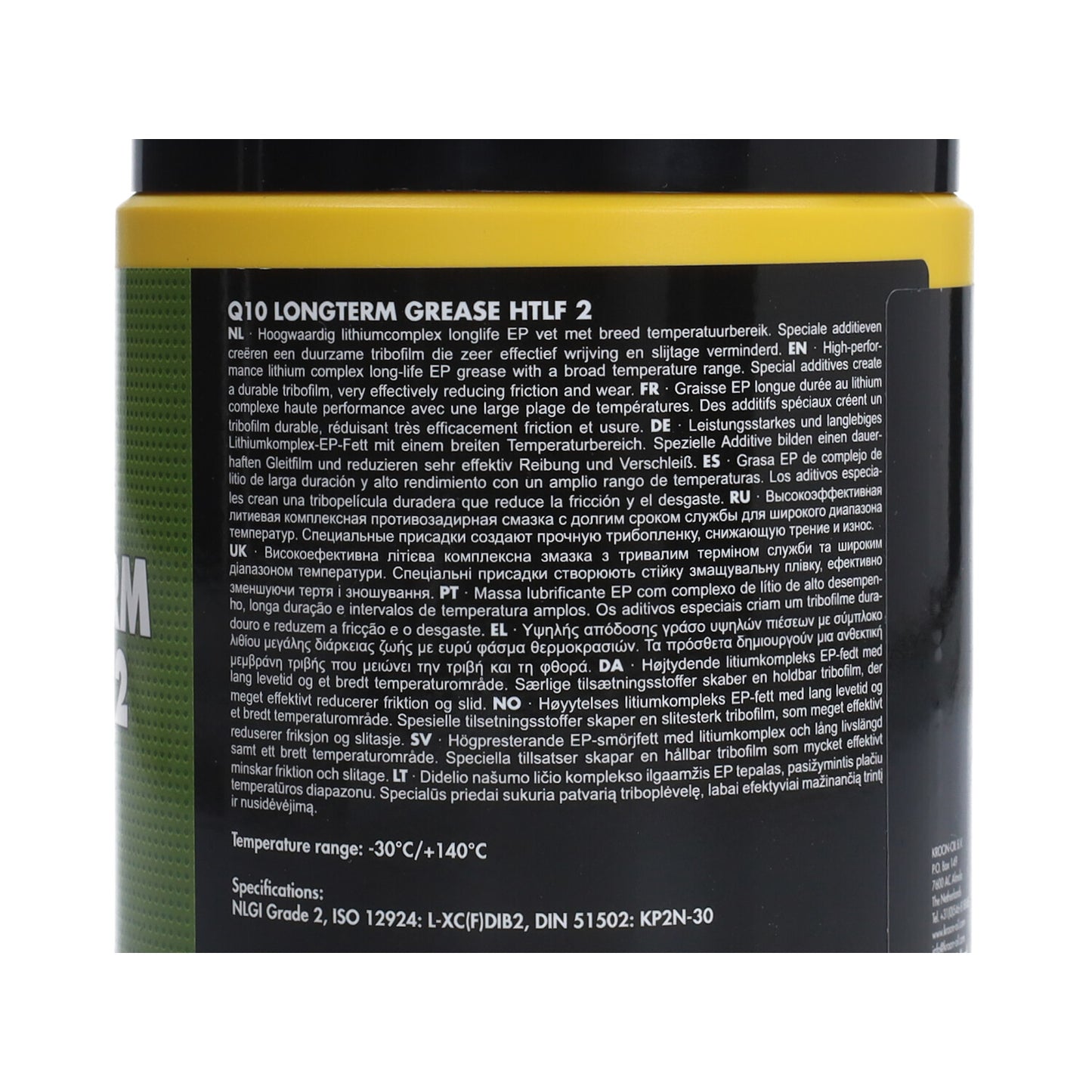 HTFL 2 Q10 Vet - Kroon-Oil - 600 gram - Pot - 38111
