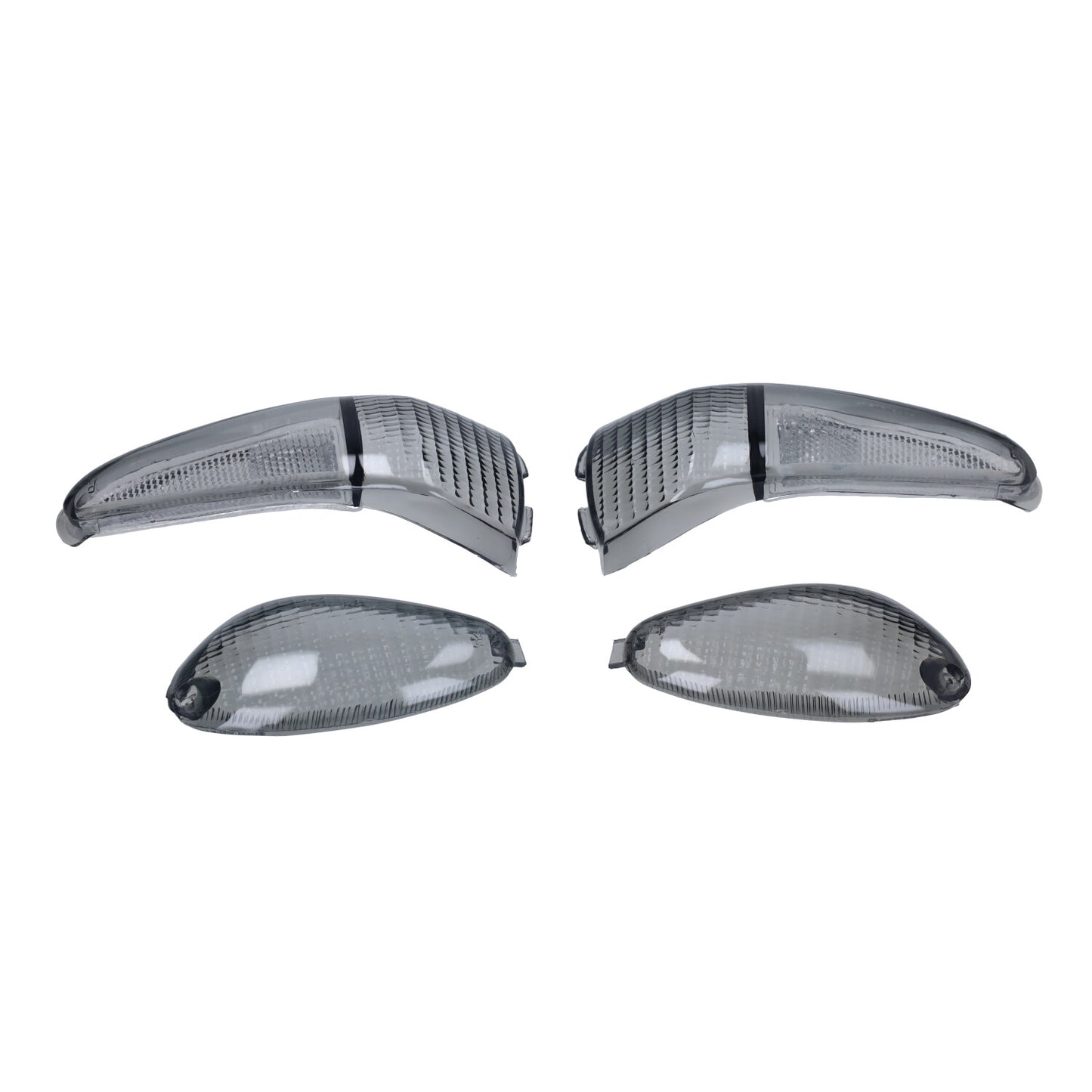 Knipperlichtglas Set - 4-Delig - SP - Gilera Runner 50cc / 125cc / 180cc - Smoke