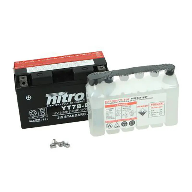 Accu YT7B-BS - 12v-6.5Ah (incl. zuurpakket)