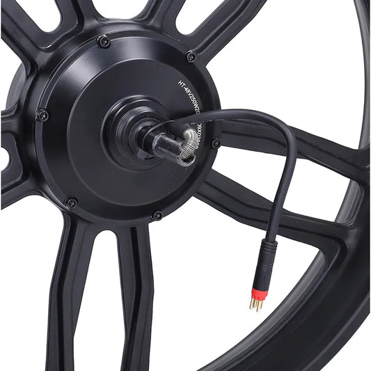 Achterwiel + motor – Fatbike – 48V- 250W – met rode stekker – V8 / V20 – 20 inch