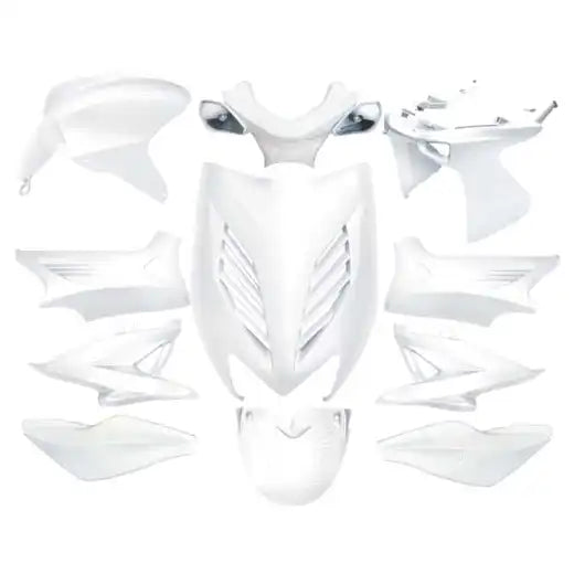 Kappenset - 11-Delig - Yamaha Aerox / MBK Nitro - Tot 2013 - Wit