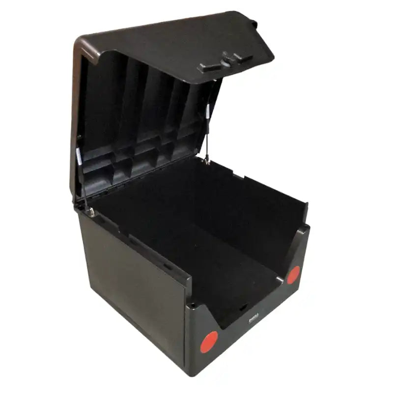 Lieferkarton – Pizzakarton – Lieferkarton – 57 x 53 x 44 cm – 92 Liter – Roller – Schwarz