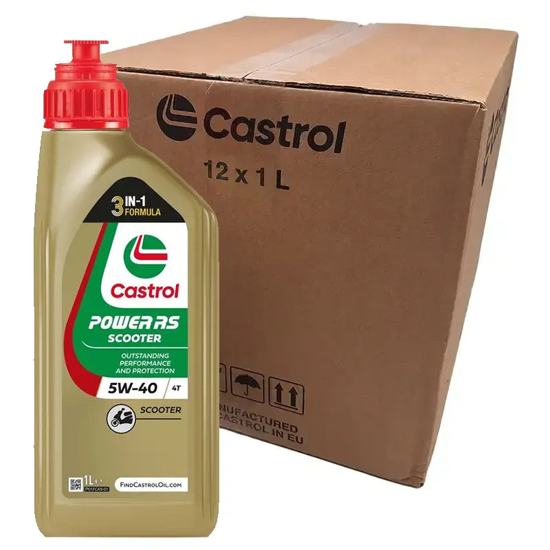Castrol Power RS Scooter - 4 Takt olie - 5W40 - 1 liter - 15F566