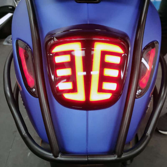 Disco / Moving Designer LED Tube Rear Light - Smoke Glass - Sprint / Primavera - Euro4/Euro5 models