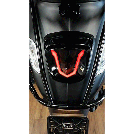 EVO-1 - LED Tube Achterlicht - Smoke Glas - Sprint / Primavera - Euro4 / Euro5 modellen