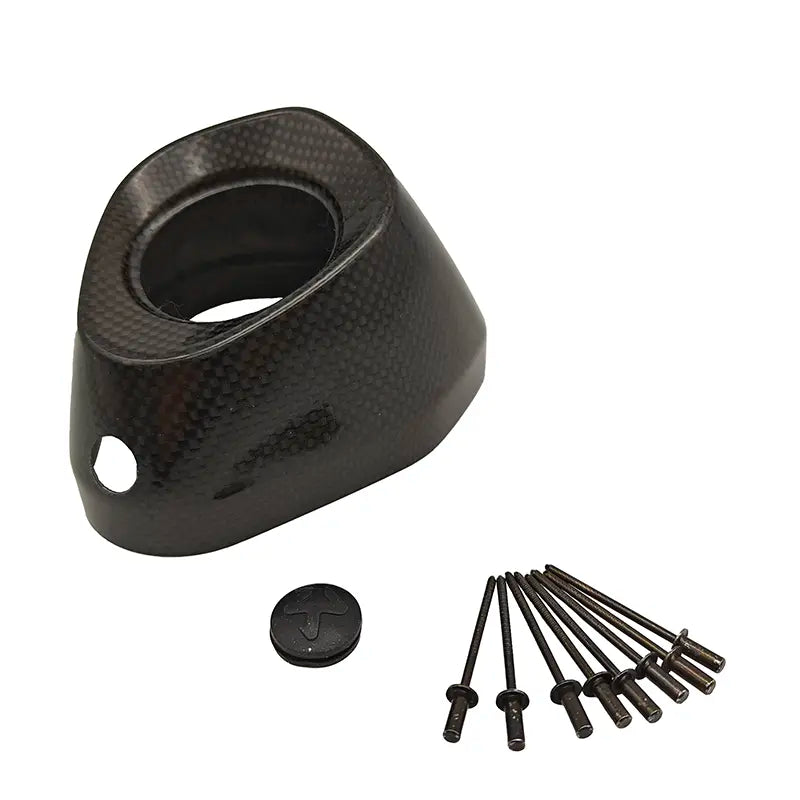 Eindkap Akrapovič S-VE125R2-HZBL Demper - Sprint / Primavera - Carbon / Forged Carbon / Forged Carbon Gold - V-EC56