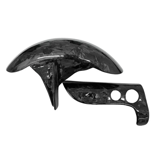 Carbon / Forged Carbon - Indo Style Voorspatbord - Vespa Sprint / Primavera