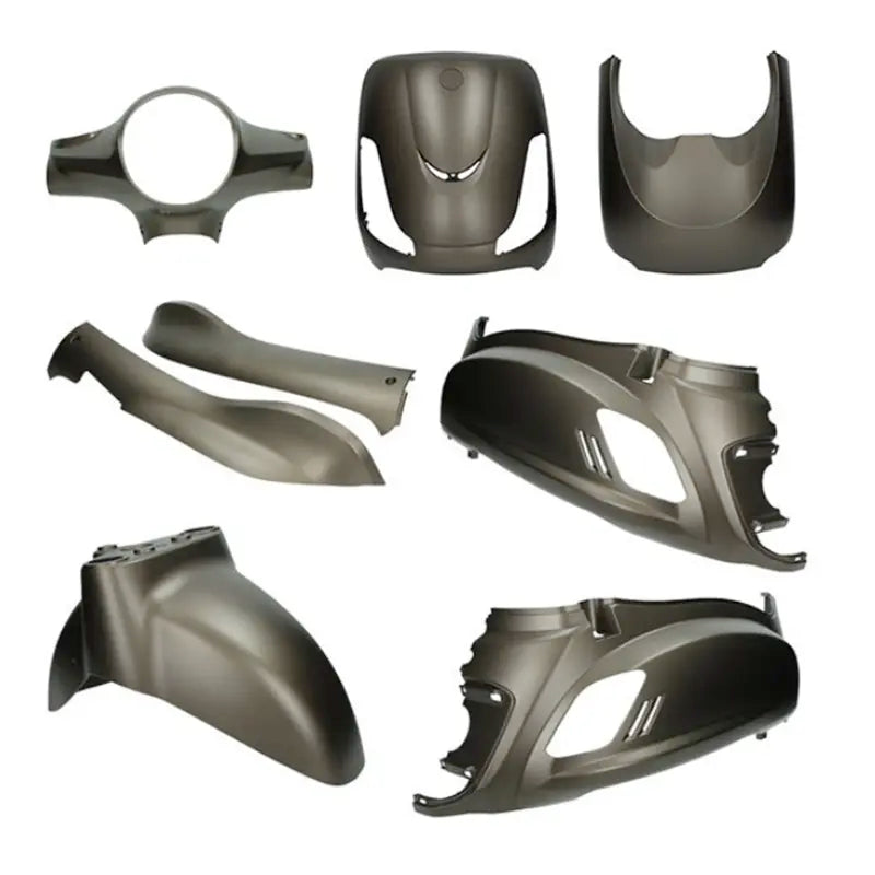 Kappenset - Sym Fiddle 2 - 8-delig - Mat Titanium