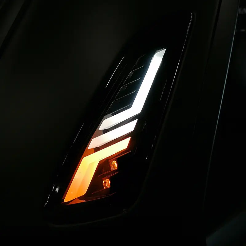 LED Knipperlicht Set Voorzijde - EVO-2 - Model 'Sergeant' - Sprint / Primavera / Elettrica