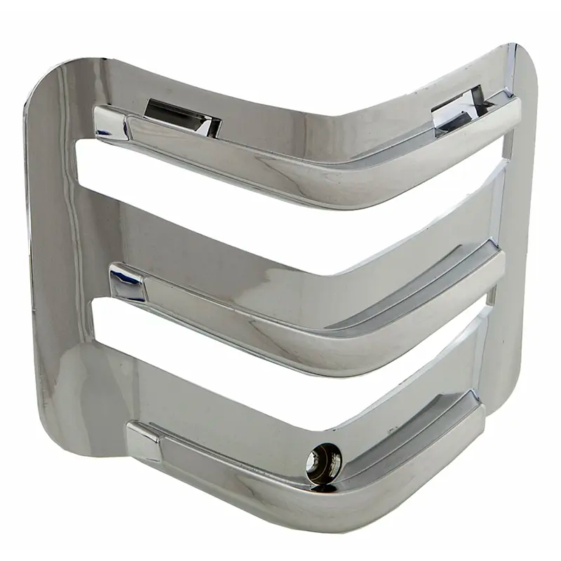 Originele Sierstrips Grille Claxonneus - Vespa GTS modellen vanaf 2014 - Chroom / Zwart / Rood - 1B000954