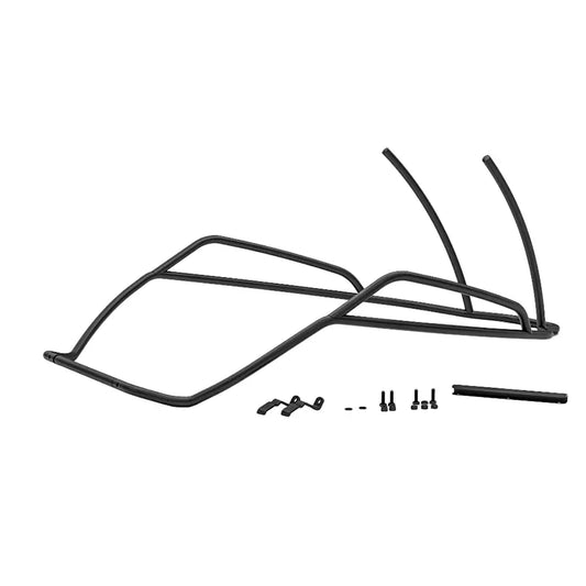 Originele Vespa Valbeugel Achterzijde - GTS 125 / 300cc - Euro5 - Chroom / Zwart - 1B010094 / 1B010561