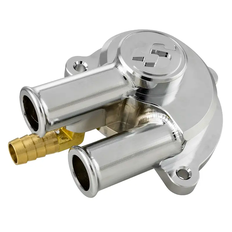 Pordoi Waterpompdeksel - Vespa GTS - Piaggio MP3 / Carnaby etc. - 125cc ~ 300cc - 877528 - Zwart / Chroom / Zilver