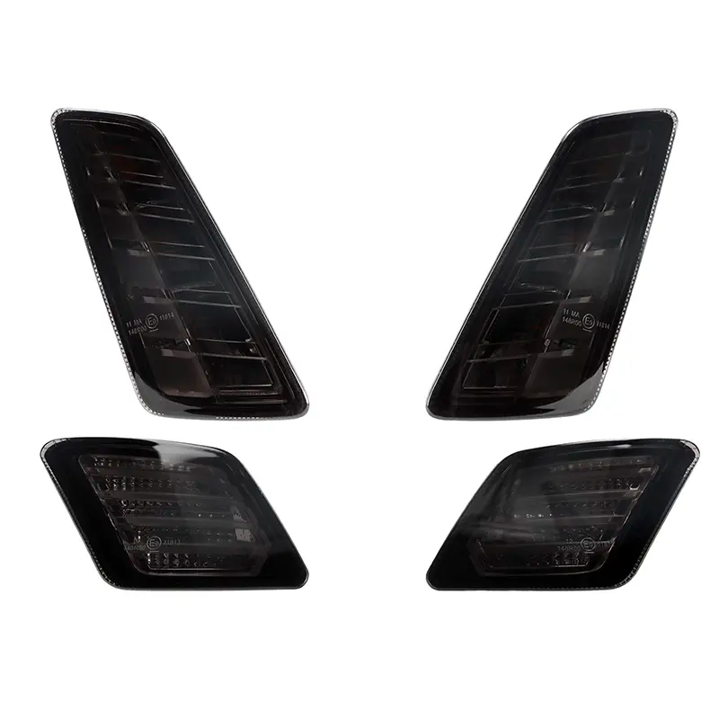 Power1 - Front & Rear Turn Signal Set - Vespa GTS 125 ~ 300 - Euro5 from 2023 - Dark Smoke Glass