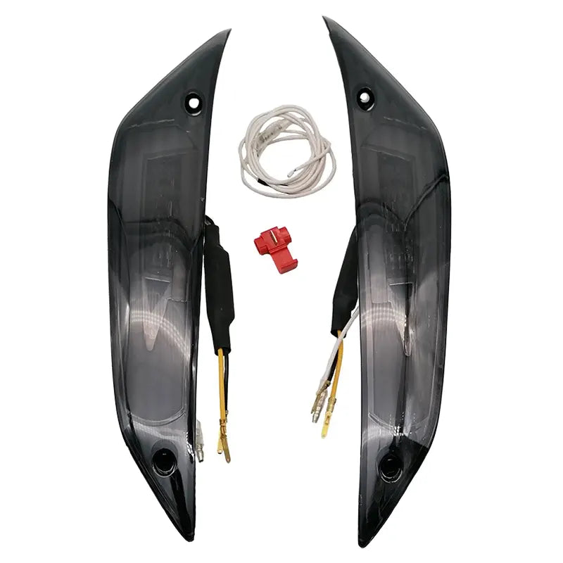 Power1 - LED Knipperlichten Voorzijde - Matrix / Flow / Audi - Smoke - Piaggio Zip - 24PI5061