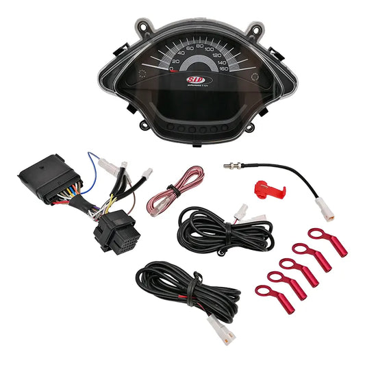 SIP Kilometer / Toerenteller Multifunctioneel voor Vespa GTS en GTS Super