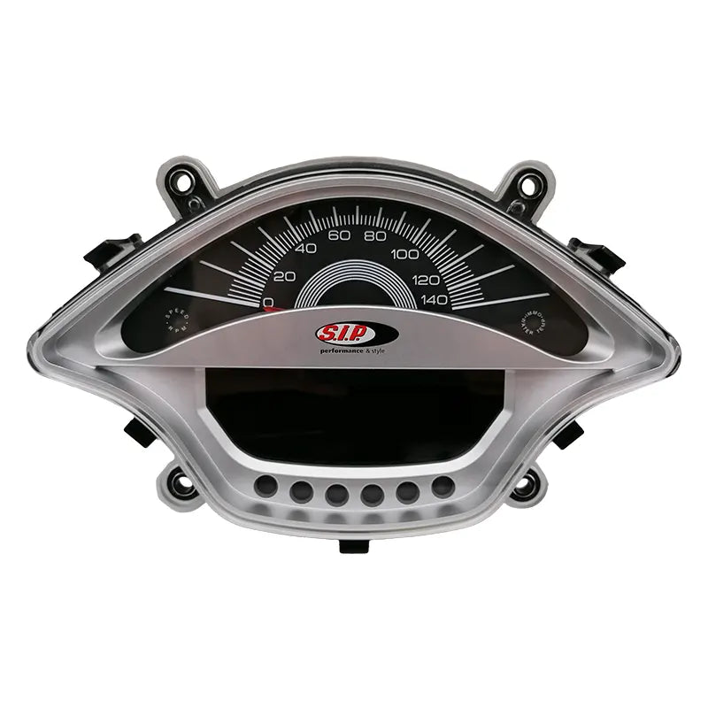 SIP Kilometer / Toerenteller Multifunctioneel voor Vespa Sprint / Primavera - Zwart