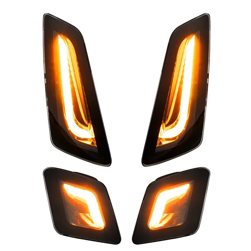 SIP - Front & Rear Turn Signal Set - Vespa GTS 125 ~ 300 - Euro5 from 2023 - Smoke Glass