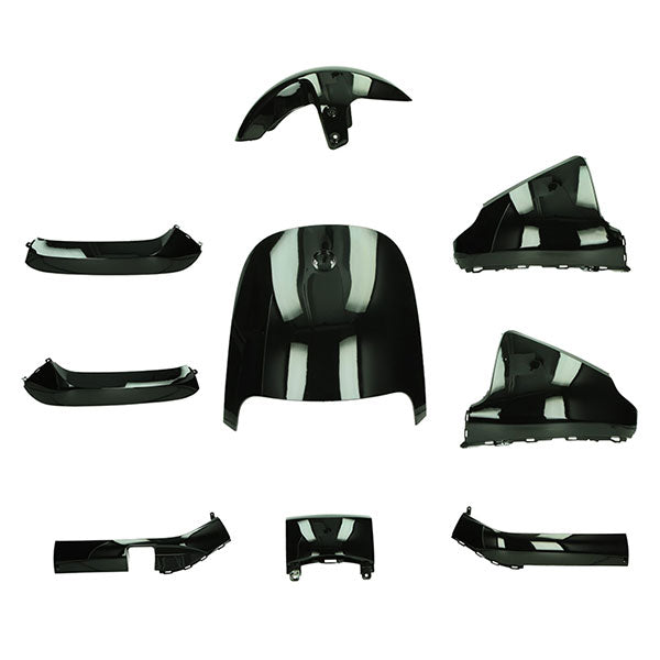 Kappenset - 9 Delig - Segway E110 - Segway E125 - Glans Zwart -