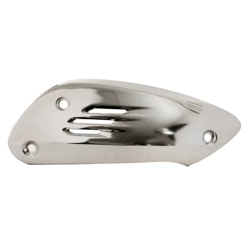 Vespa Hitteschild Uitlaat - GTS 300 - Euro5 - vanaf Bouwjaar 2023 - Grijs / Chroom / Zwart - 1A022102 / 1A021643 / 1A0218744