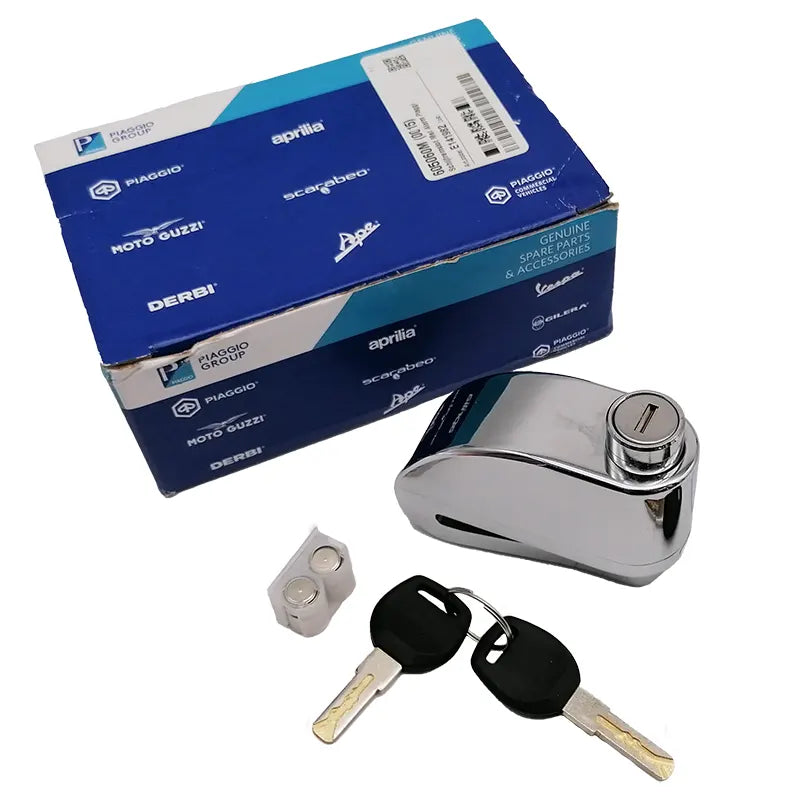 Vespa/Piaggio Schijfremslot met Alarm - 605060m