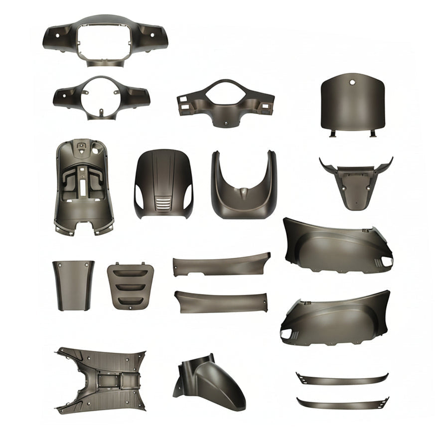 Fairing Kit - 11-Piece - Yamaha Aerox / MBK Nitro - Up to 2013 - Red
