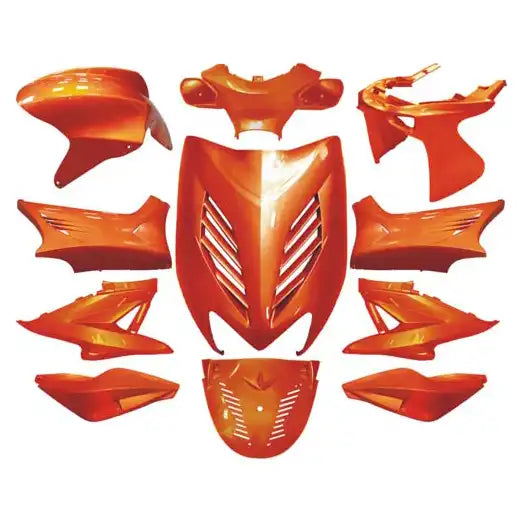 Kappenset - 11-Delig - Yamaha Aerox / MBK Nitro - Tot 2013 - Metallic Amber