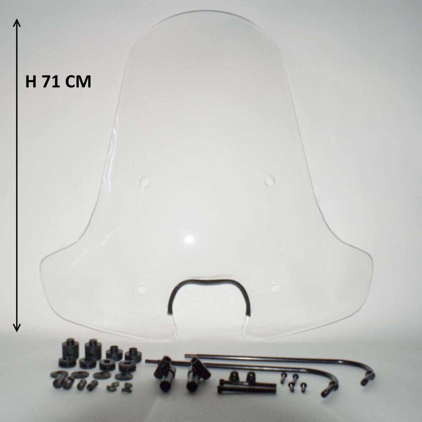 Hochtransparente Windschutzscheibe für Piaggio Zip