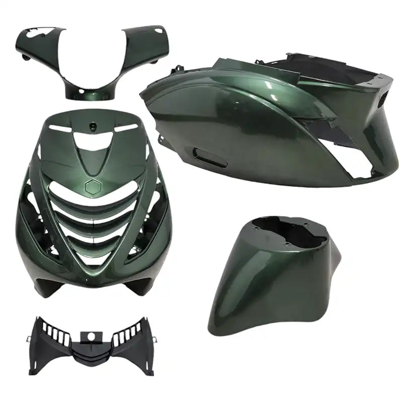 Kappenset – Piaggio Zip – 5-delig - met SP neus – Hunter Green