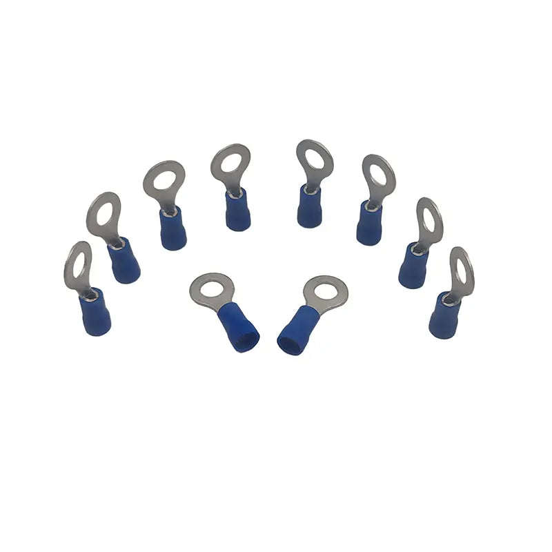 10 stuks Kabelschoen / Krimp Connector - Oog - Blauw - Geïsoleerd - RVD2-6L