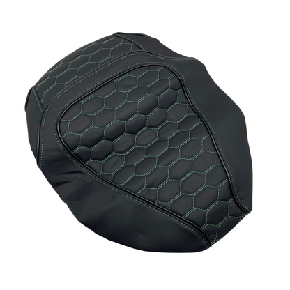 Buddyseat cover - black with Piaggio logo - SP buddy cover for every Zip