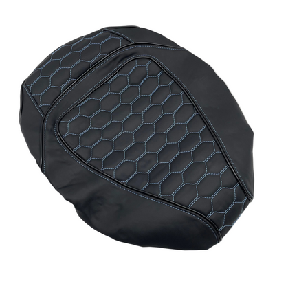 Housse de selle passager - noire avec logo Piaggio - Housse passager SP pour chaque Zip