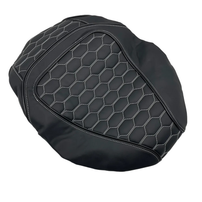 Housse de selle passager - noire avec logo Piaggio - Housse passager SP pour chaque Zip