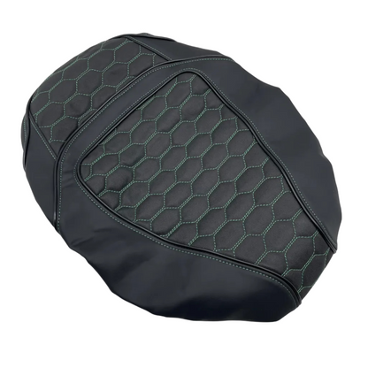 Housse de selle passager - noire avec logo Piaggio - Housse passager SP pour chaque Zip
