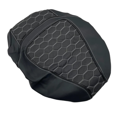 Housse de selle passager - noire avec logo Piaggio - Housse passager SP pour chaque Zip