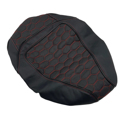 Housse de selle passager - noire avec logo Piaggio - Housse passager SP pour chaque Zip