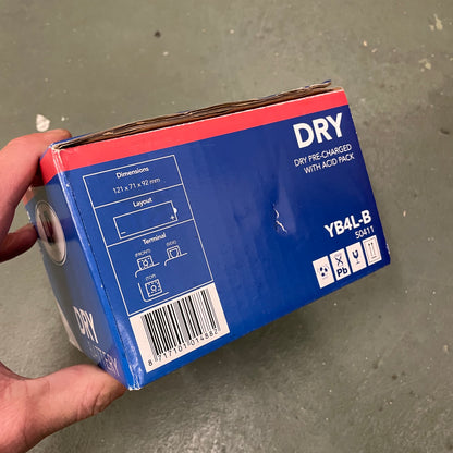 OFERTA: Batería seca Accu YB4L-B - 12v- aAh