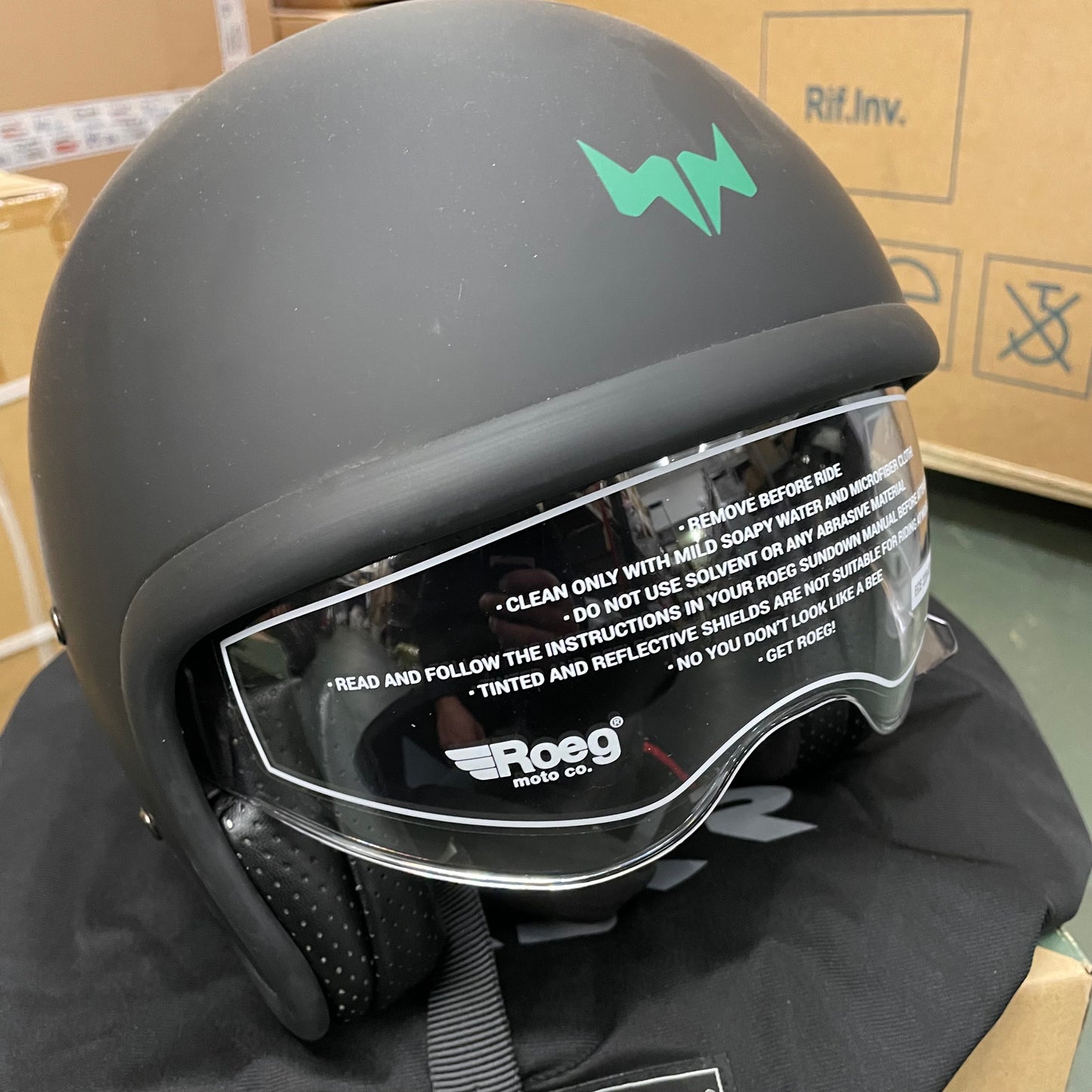 OUTLET: Helm Brekr - zwart- maat M