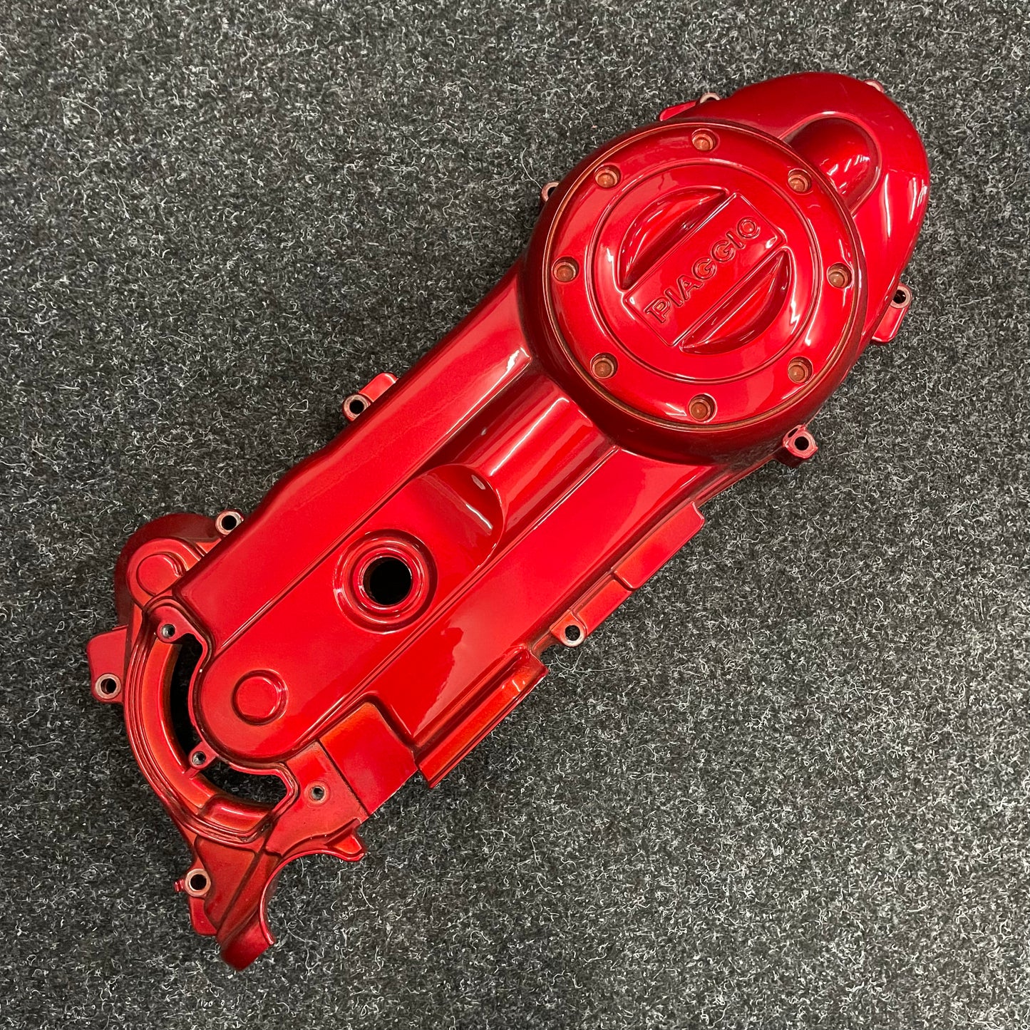 OUTLET: Vespa Sprint / Primavera Kurbelgehäusedeckel - Bonbonrot - Euro4-Euro5