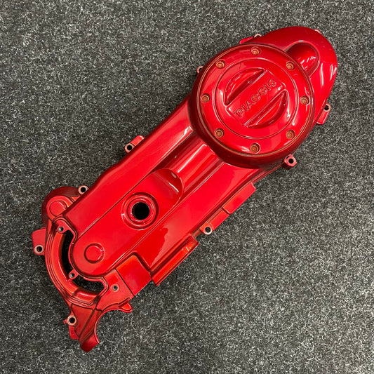 OUTLET: Coperchio carter Vespa Sprint / Primavera - Rosso candy - Euro4-Euro5