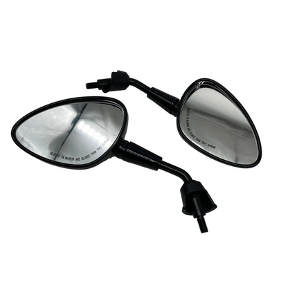 Spiegelset Kort Sport - Vespa Sprint / Primavera - M10 - Euro5+ - na 2024 - Glans Zwart