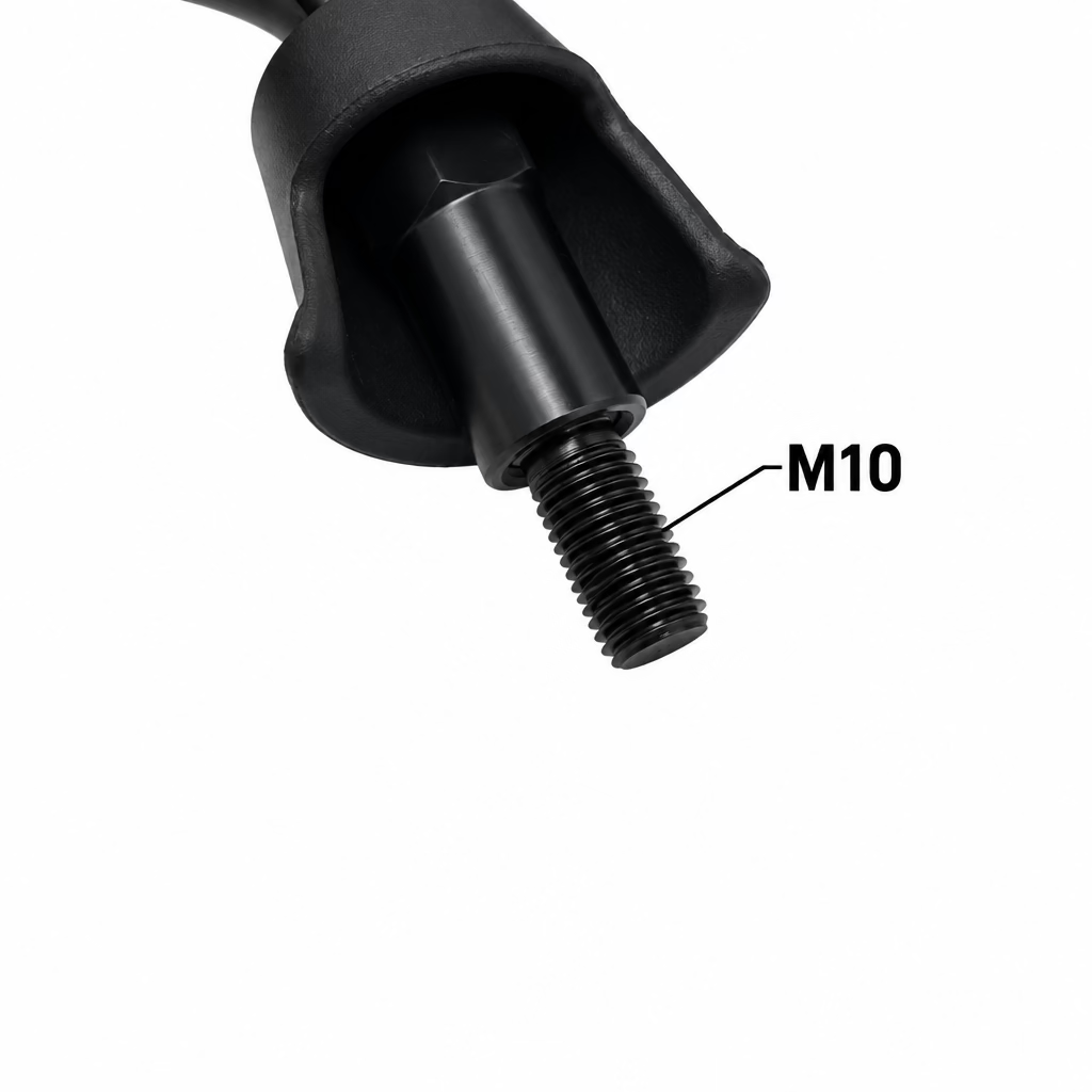 Spiegelset Kort Sport - Vespa Sprint / Primavera - M10 - Euro5+ - na 2024 - Glans Zwart