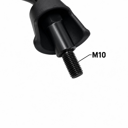Spiegelset Kort Sport - Vespa Sprint / Primavera - M10 - Euro5+ - na 2024 - Glans Zwart
