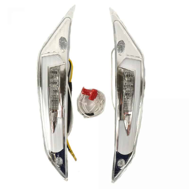 Power1 / Power One - LED Front Turn Signals - Clear - Piaggio Zip - 24PI504