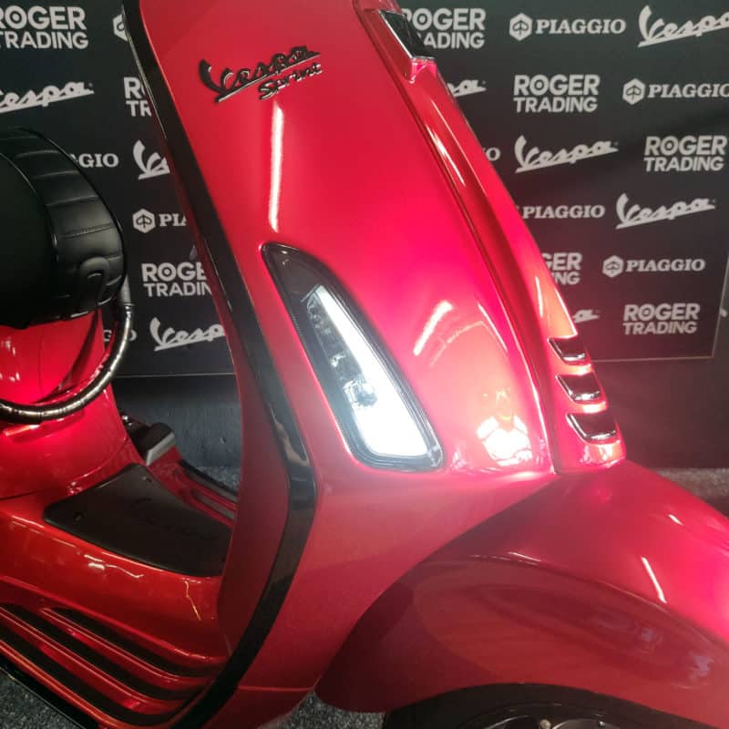 Power1 Knipperlichtset Led Tube rode/witte streep